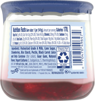 Yoplait Oui Yogurt French Style Strawberry - 5 Oz - Image 6