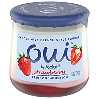 Yoplait Oui Yogurt French Style Strawberry - 5 Oz - Image 1