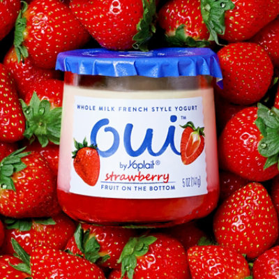 Yoplait Oui Yogurt French Style Strawberry - 5 Oz - Image 2