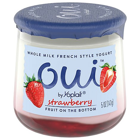 Yoplait Oui Yogurt French Style Strawberry - 5 Oz