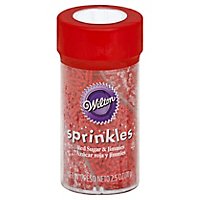 Wilton Sprinkles Twisted Red - 6.25 Oz - Image 1