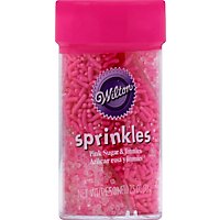 Wilton Sprinkles Pink Sugar & Jimmies Jar - 2.5 Oz - Image 2