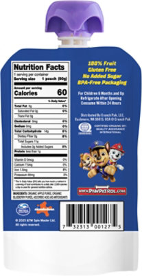 Crunch Pak Paw Patrol Organic Apple Blueberry Puree - 3.2 Oz - Image 5