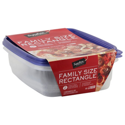 Signature Select Containers Storage Family Size Tight Seal BPA Free