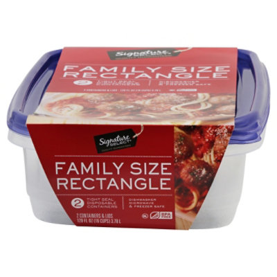 Signature SELECT Containers Storage Family Size Tight Seal BPA Free - 2 Count - Image 4