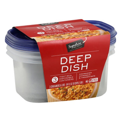 64 oz. Deep Dish Food Storage Containers