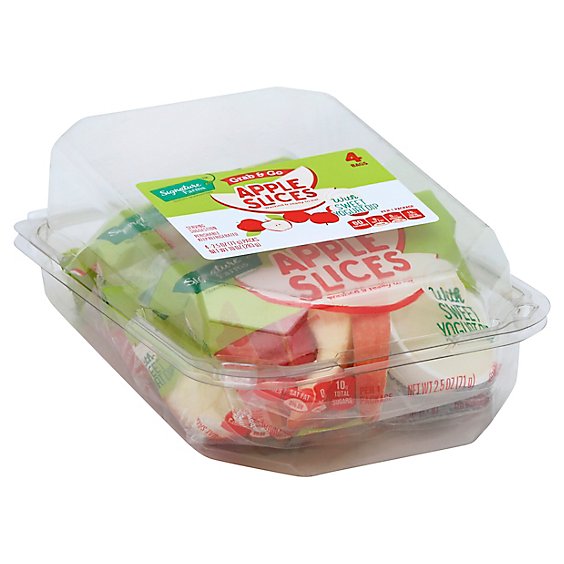 Ssignature Farms Apple Slices W/Sweet Yogurt Dip Multipack - 4-2.5 Oz