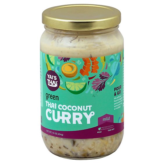 Yais Thai Curry Green Coconut Thai - 16 Oz