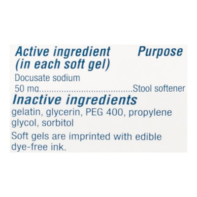 Colace Clear Stool Softener Soft Gels - 28 Count - Image 4