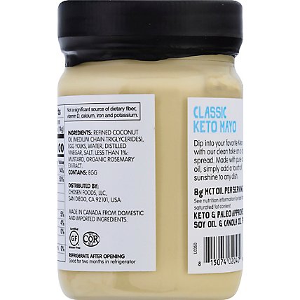 Chosen Foods Mayo Coconut Oil Traditional - 12 Oz - Image 6