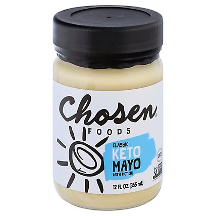 Chosen Foods Mayo Coconut Oil Traditional - 12 Oz - Image 1