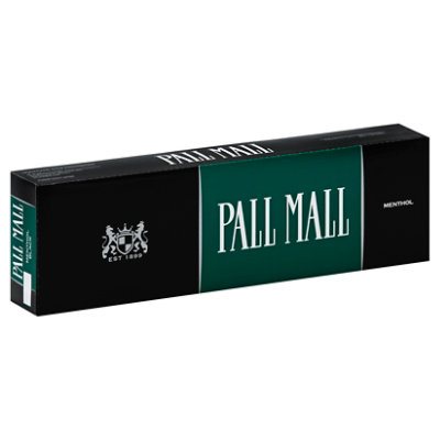 Pall Mall Cigarettes King Menthol Black Box - Carton