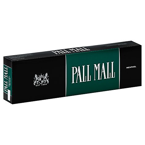 Pall Mall Cigarettes King Menthol Black Box - Carton
