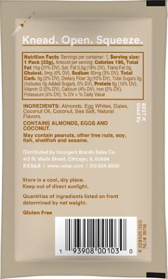 RX Nut Butter Almond Butter Coconut Delicious Flavor - 1.13 Oz - Image 8