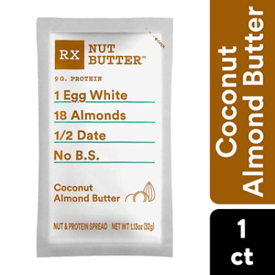 RX Nut Butter Almond Butter Coconut Delicious Flavor - 1.13 Oz - Image 1