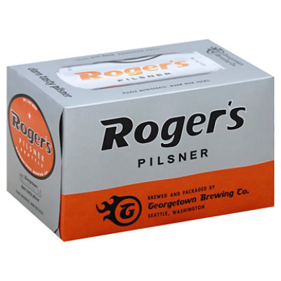 Georgetown Roger's Pilsner In Cans - 6 - 12 Fl. Oz.