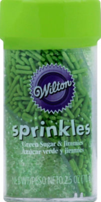 Wilton Sprinkles Twisted Green - 2.3 Oz - Image 2