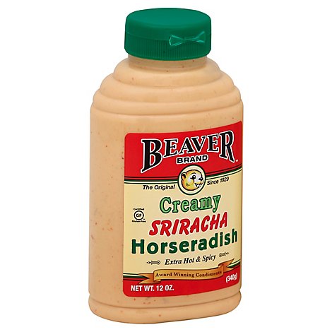 Beaver Brand Horseradish Cream Sriracha - 12 Oz