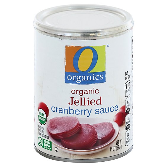 O Organics Organic Cranberry Sauce Jellied - 14 Oz