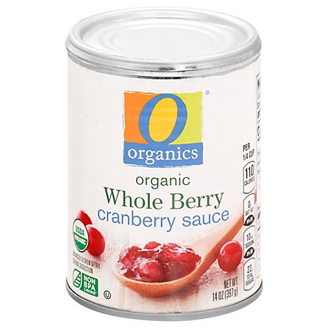 O Organics Organic Cranberry Sauce Whole Berry - 14 Oz