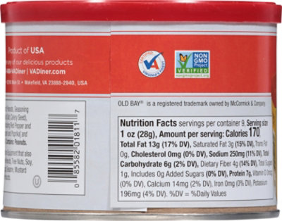 Virginia Diner Old Bay Seasoned Peanuts - 10 Oz - Image 5