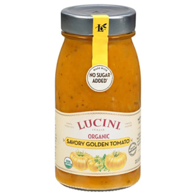 Lucini Sauce Organic Savory Golden Tomato Jar - 24 Oz - Image 3