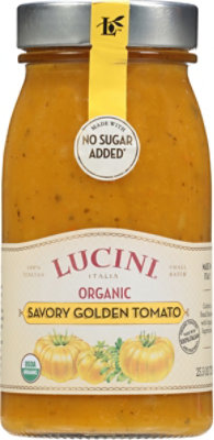 Lucini Sauce Organic Savory Golden Tomato Jar - 24 Oz - Image 2