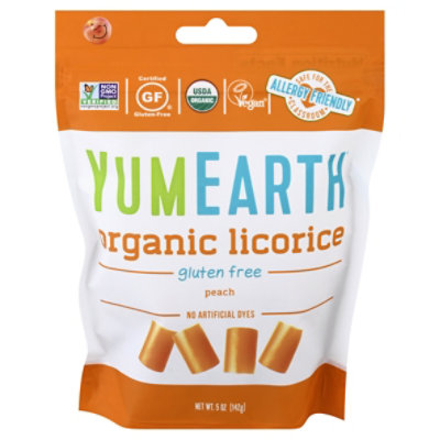 YumEarth Licorice Peach - 5 Oz