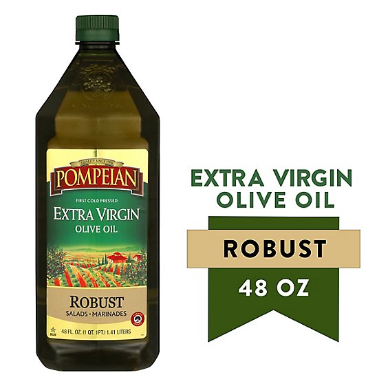 Pompeian Robust Extra Virgin Olive Oil - 48 Fl. Oz.