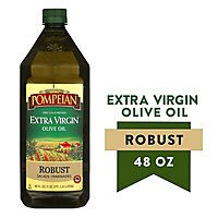 Pompeian Olive Oil Extra Virgin Robust Flavor - 48 Fl. Oz. - Image 2