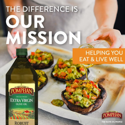 Pompeian Robust Extra Virgin Olive Oil - 48 Fl. Oz. - Image 4