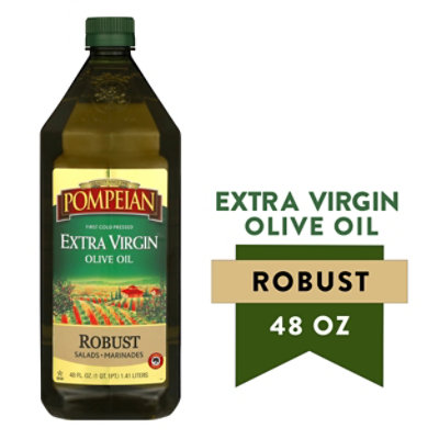 Pompeian Olive Oil Extra Virgin Robust Flavor - 48 Fl. Oz.