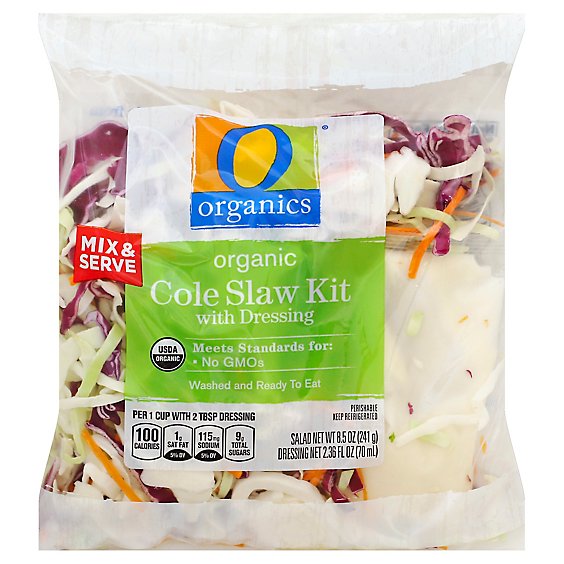 O Organics Organic Cole Slaw Kit with Dressing - Each