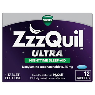 Vicks ZzzQuil Ultra Nighttime Sleep Aid - 12 Count - Image 1