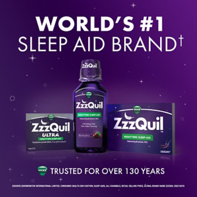 Vicks ZzzQuil Ultra Nighttime Sleep Aid - 12 Count - Image 4