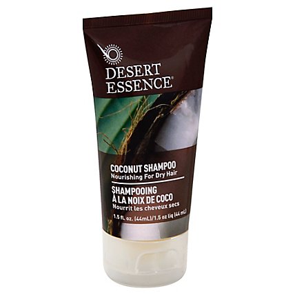Desert Essence Shampoo Ccnut Trvl Sz - 1.5 Fl. Oz. - Image 1