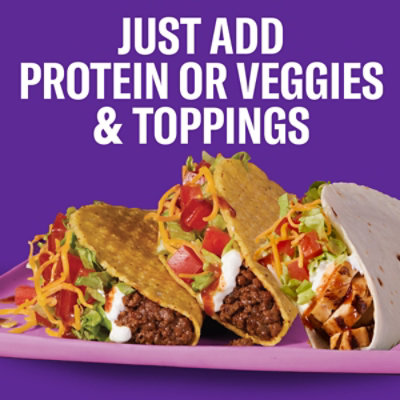 Taco Bell Crunchy & Soft Taco Cravings Kit w/ Soft Tortillas - 6 - 12.9 Oz - Image 4