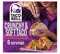 Taco Bell Taco Dinner Kit Crunchy & Soft Box - 12.77 Oz