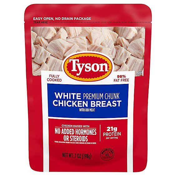 Tyson Chicken Premium Chunk White - 7 Oz