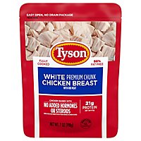 Tyson Chicken Premium Chunk White - 7 Oz - Image 1