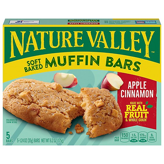 Nature Valley Muffin Bars Apple Cinnamon - 6.2 Oz