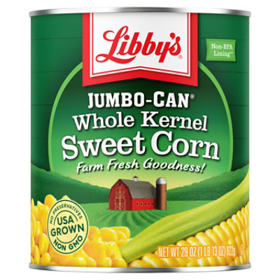 Libbys Corn Whole Kernel Sweet Jumbo-Can - 29 Oz