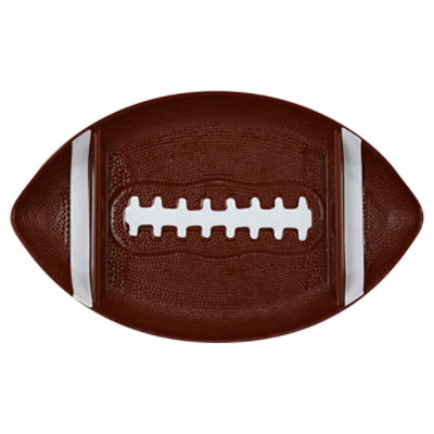 GoodCook Melamine 3comp Ftball Tr - Each