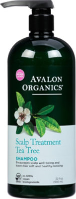 Avalon Organics Shampoo Tea Tree - 32 Oz - Image 2