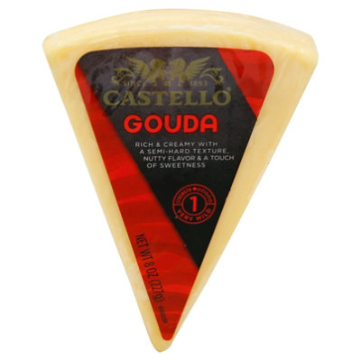 Castello Gouda Wedge - 8 Oz - Image 1