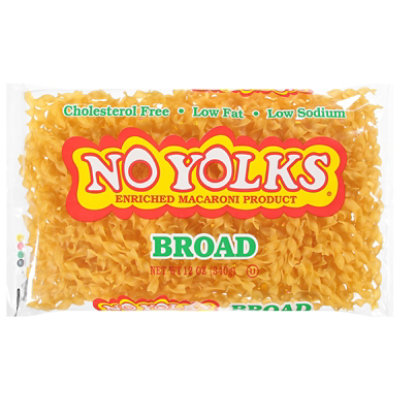 No Yolks Pasta Enriched Egg White Broad - 12 Oz - Image 2