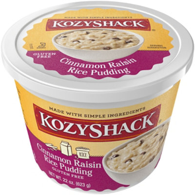 Kozy Shack Cinnamon Raisin Rice Pudding Tub - 22 Oz - Image 2