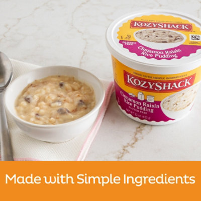 Kozy Shack Cinnamon Raisin Rice Pudding Tub - 22 Oz - Image 5