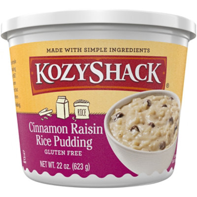 Kozy Shack Cinnamon Raisin Rice Pudding Tub - 22 Oz