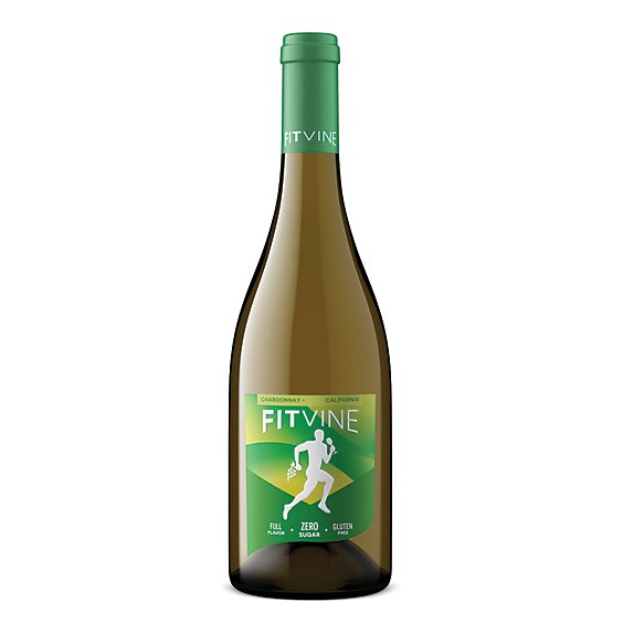 FitVine Chardonnay California White Wine - 750 Ml